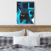 Collages Bruyants Artist's Book Blue Room Leinwand (Insitu (Schlafzimmer))