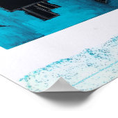 Collages Bruyants Artist's Book Blue Room Poster (Ecke)