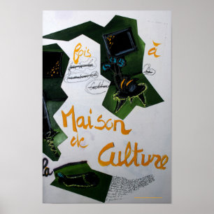 Collages Bruyants Artist's Book Culture House P Poster