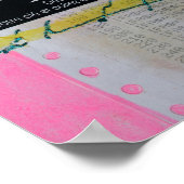 Collages Bruyants Artist's Book Glückwunschs Key P Poster (Ecke)