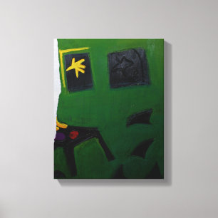 Collages Bruyants Artist's Book Green Room2 P Leinwanddruck