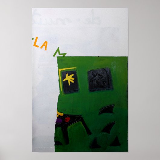 Collages Bruyants Artist's Book Green Room 2 P Poster (Vorne)