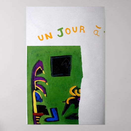 Collages Bruyants Artist's Book Green Room Poster (Vorne)