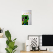 Collages Bruyants Artist's Book Green Room Poster (Heimbüro)