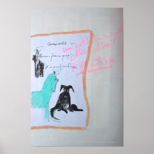 Collages Bruyants Artist's Book Horse and Dog P Poster (Vorne)
