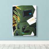 Collages Bruyants Artist's Book Odd Christmas C Leinwanddruck (Insitu (Holzboden))