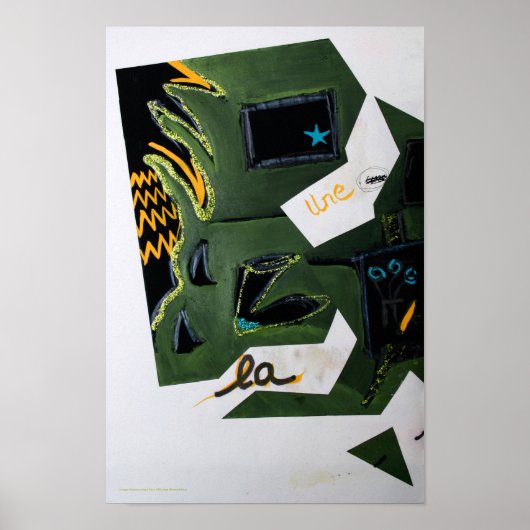 Collages Bruyants Artist's Book Odd Sad Christmas Poster (Vorne)