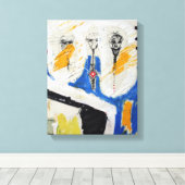 Collages Bruyants Artist's Book Shrunken Heads C Leinwanddruck (Insitu (Holzboden))