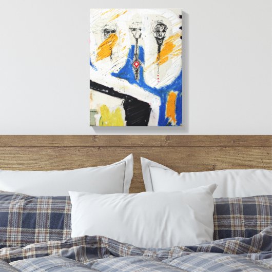 Collages Bruyants Artist's Book Shrunken Heads C Leinwanddruck (Insitu (Schlafzimmer))