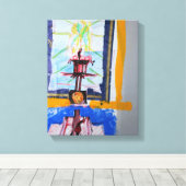 Collages Bruyants Artist's Book Snail Ravings C Leinwanddruck (Insitu (Holzboden))