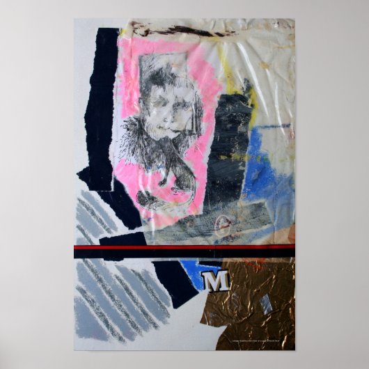 Collages Bruyants Artist's Book stecken in Ihrem L Poster (Vorne)