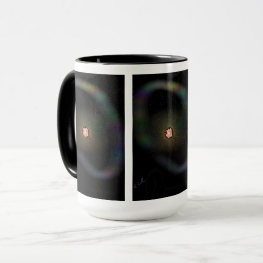 Collapsing Supernova, Expanding Ring Mug Tasse (Vorderseite Links)