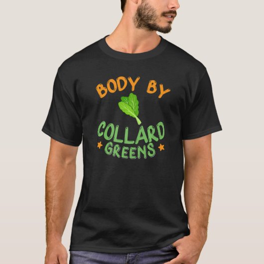 Collard Grüntöne Rezept Pflanze Seasoning Vegatabl T-Shirt (Vorderseite)