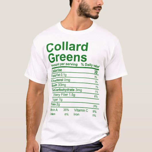 Collard Grüntöne T-Shirt (Vorderseite)