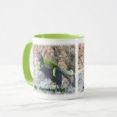 Collared Lizard Nah-up Fotografie Personalisiert Tasse (Vorderseite Links)