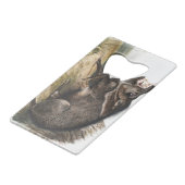 Collared Peccary Pig Camping Deco Gifts Geldbeutel Flaschenöffner (Rückseite Schrägansicht)
