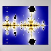Collatz Mathematical Mandelbrot Fraktal Poster (Vorne)
