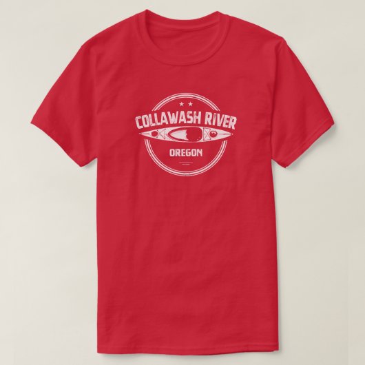 Collawash River Oregon Kajaking T-Shirt (Design vorne)