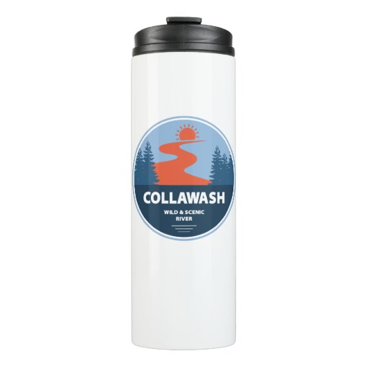 Collawash Wild And Scenic River Oregon Thermosbecher (Vorderseite)