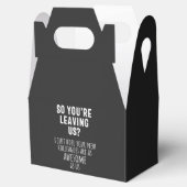 colleague farewell, retirement, coworker, goodbye, geschenkschachtel (Geöffnet)