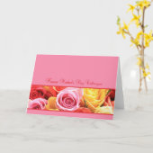 Colleague Happy Mother Day Rose Card Karte (Gelbe Blume)