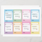 Colleague Valentine Card Corporate Pun Valentine (Vorne/Hinten)