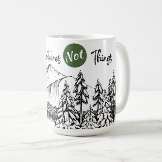 Collect Adventures-Tasse Kaffeetasse (VorderseiteRechts)
