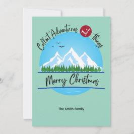 Collect Adventures Weihnachtskarte Einladung