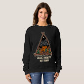 Collect Moments Not Things Camping Sayings Camper  Sweatshirt (Vorne ganz)