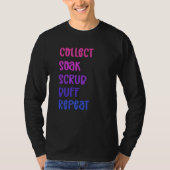 Collect Soak Scrub Buff Repeat Beachcombing T-Shirt (Vorderseite)