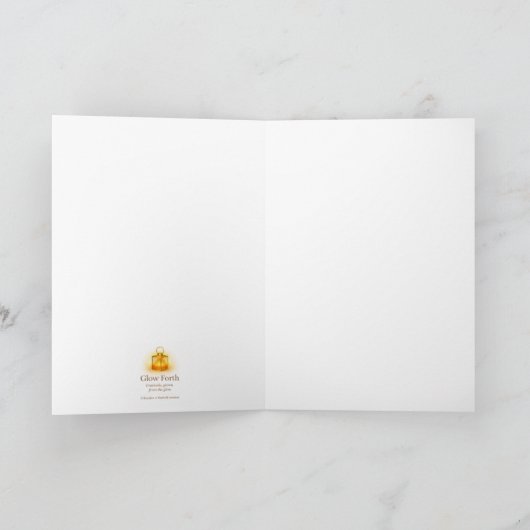 Collectable Glow Forth Customizable Card Karte (Innenseite)
