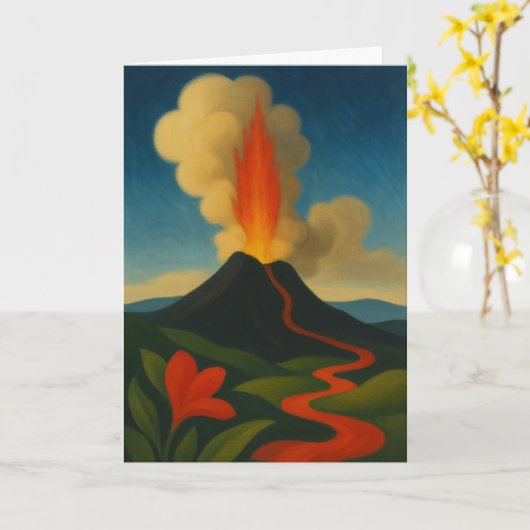 Collectable Glow Forth Greeting Card Karte (Gelbe Blume)