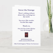 Collectable Glow Forth Greeting Card Karte (Rückseite)