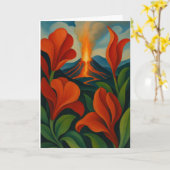 Collectable Glow Forth Greeting Card Karte (Gelbe Blume)