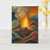 Collectable Glow Forth Greeting Card Karte (Gelbe Blume)