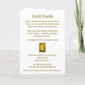 Collectable Glow Forth Greeting Card Karte (Rückseite)