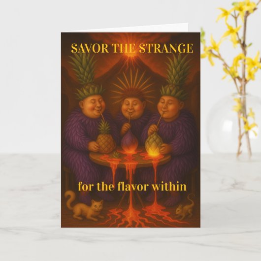 Collectable Glow Forth Greeting Card Karte (Gelbe Blume)