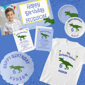 "Birthday-Saurus" Kinderkind Dinosaurier Geburtsta Pappteller
