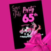 Golf Dankeschön Karte mit rosa Blume