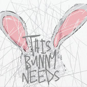 "Dieser Hase braucht Schokolade. | Eierjagdkasten Metall Brotdose