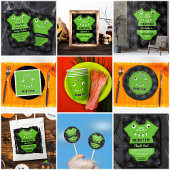 "Wir haben ein Monster geschaffen" Halloween-Kinde Begleitkarte