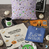 "USE ME" Skeleton & Bat Halloween-Party Serviette