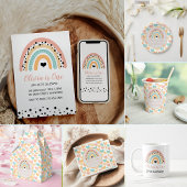 Rainbow & Hearts 1. Geburtstag Party Serviette