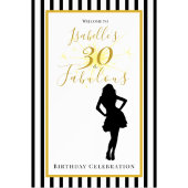 Moderner 30. Geburtstag 30 & KOKETTER Spaß Serviette