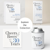 30. Geburtstag Personalisiert Cheers Beers Party Serviette