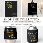 40. Geburtstag Cheers and Bers Danke