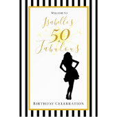 50 & FABULOUS Moderner 50. Geburtstag mit Silhouet Kaffeetasse