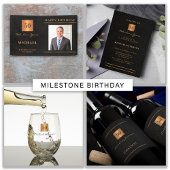 50. Geburtstag schwarzes Gold Happy Geburtstag Par Banner