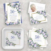 Budget 50. Geburtstag Überraschung Party Einladung