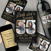 50er Pack QR RSVP Hochzeit Faux Gold Umschlagkarte Visitenkarte